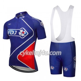 Cykeltrøje + Cykelshorts 2018 FDJ N002